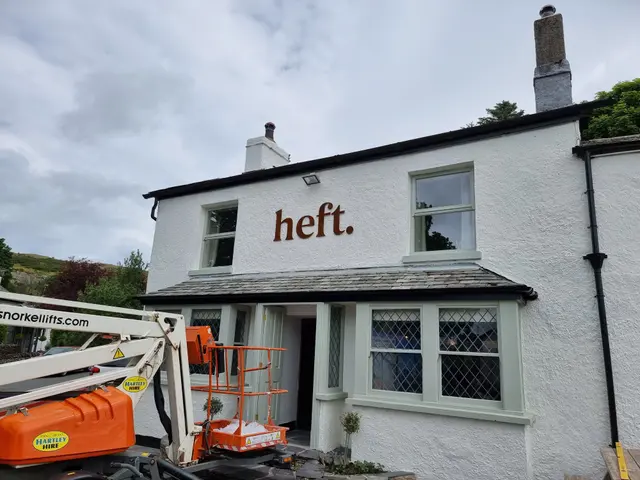 Corten steel letters
