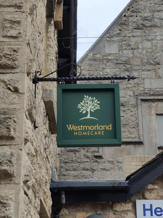 Framed hanging sign
