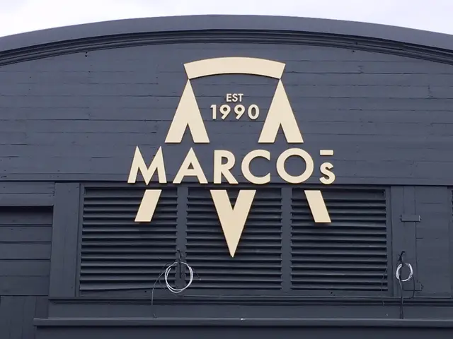 Gold dibond letters