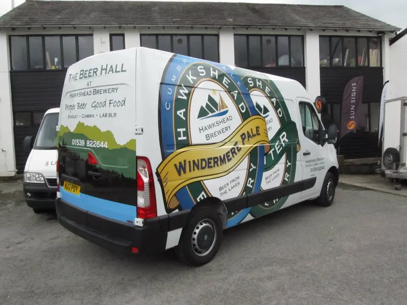 Hawkshead vehicle wrap