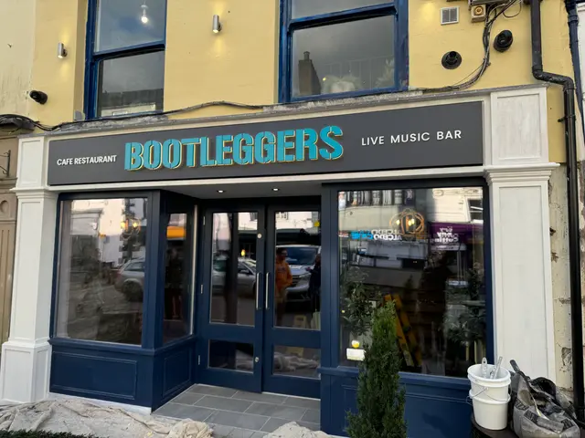 Bootleggers tray with built-up letters