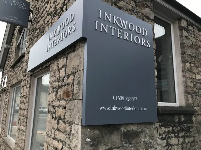 Inkwood Interiors corner tray sign