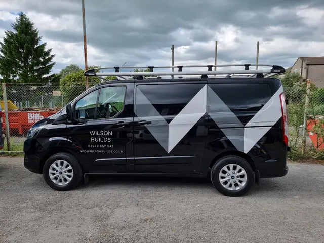 Text wrap on van