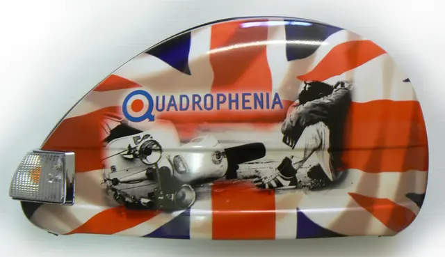 Wrapped bike panel